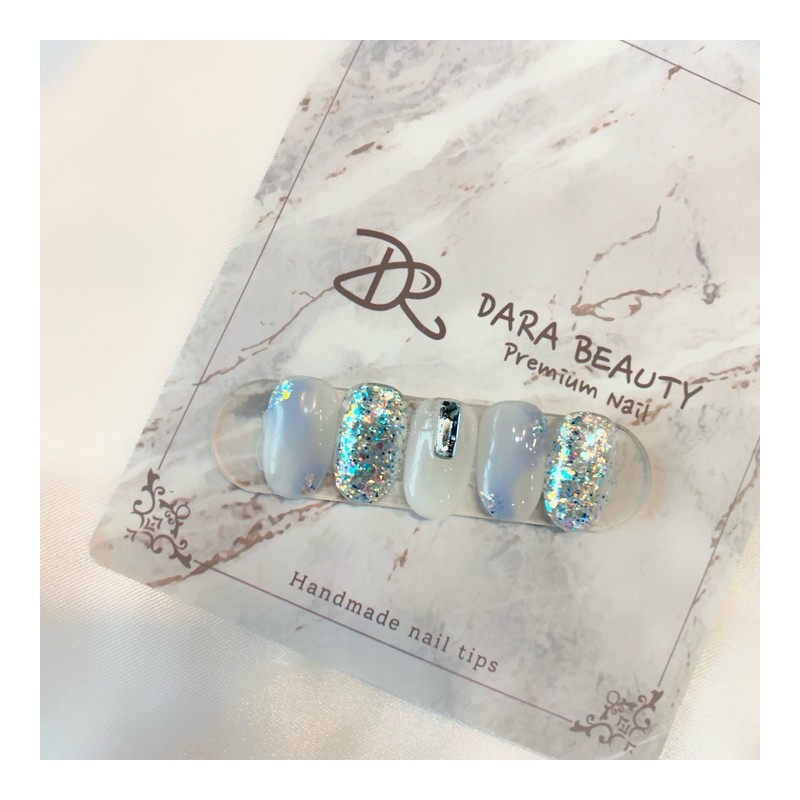 Dara Beauty May Art of the MonthBlue Marble Nails❣ -