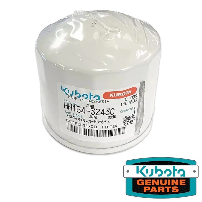 Kubota Genuine OEM Kubota HH164-32430 Oil Filter - 10 PACK