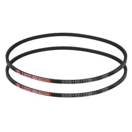 sourcing map 2pcs XPZ925 EPDM V-Belt, wedge Section Cut Edge Cogged Industrial Rubber V Belt 10mm Width x 925mm Pitch Circumference
