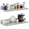Profeeshaw L Stainless Steel Shelf 8.6''x24'', 2 Pack Wall Mounted