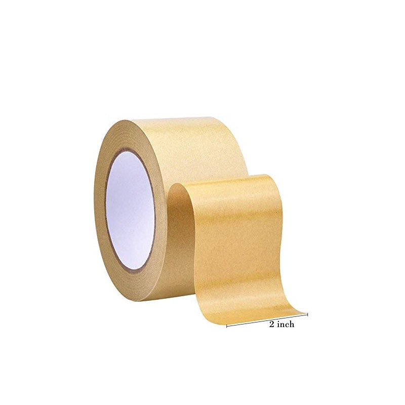 Self Adhesive Picture Frame Backing Tape Rolls Kraft Brown 2''