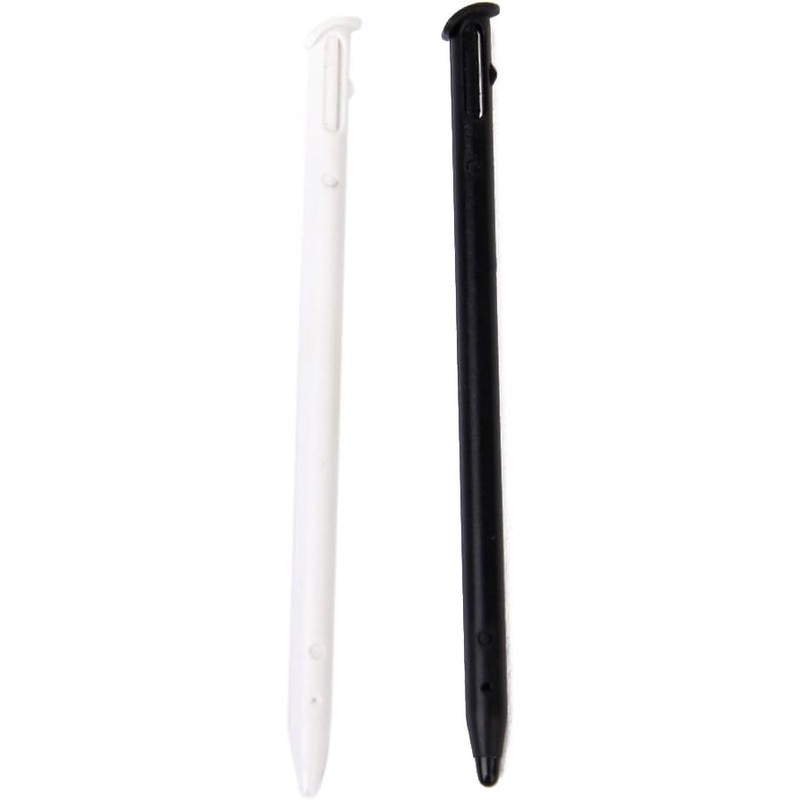 Stylus Pen for 3DS 2 Pack White and Black