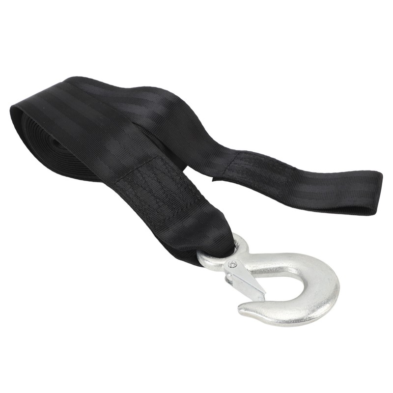 Heavy Duty Winch Strap with Hook 3500lb Load Boat Trailer