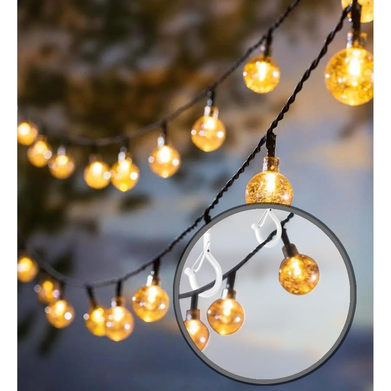 HEDGBOBO 20 Pack Q-Hanger Hooks for String Lights,Ceiling Hooks for