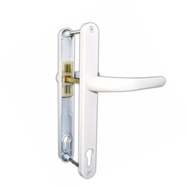 Millenco UPVC Door Handle - 117mm PZ - 236mm Centres - Lever/Lever - DH4630 V (White)