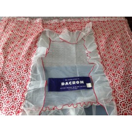 Unbranded NOS -1 Pack=3 PCS. FOR WINDOWS UP TO 70X36, RED DESIGN.  VALENCE + 2 SHEARS