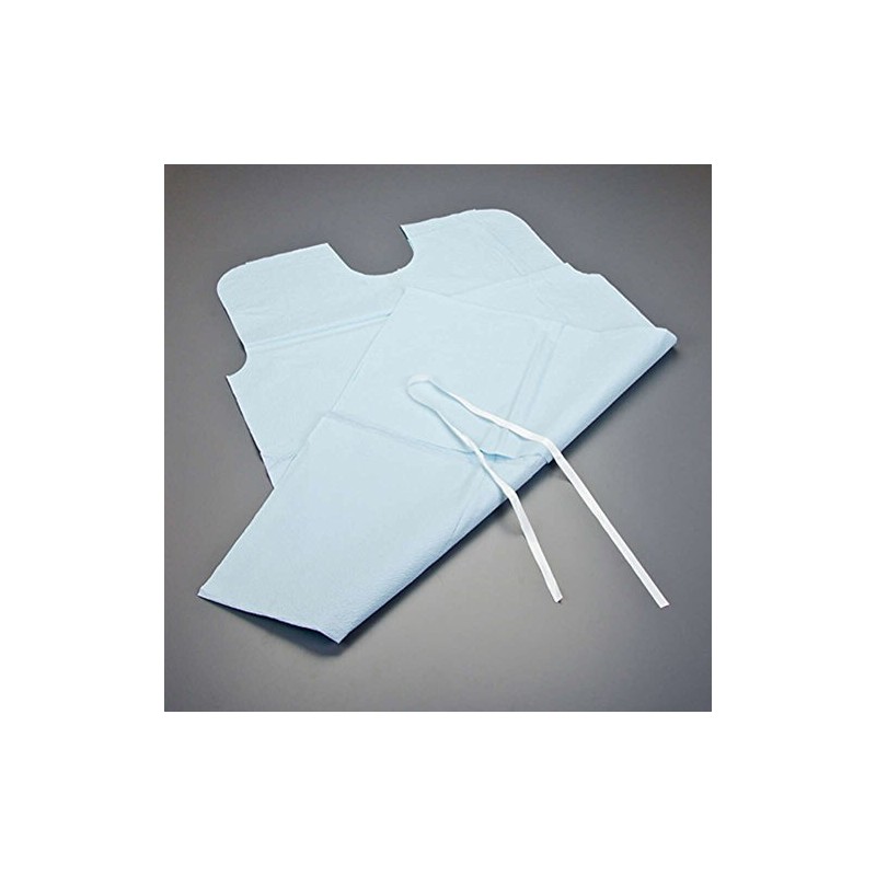 Graham Medical 222 3-Ply Tissue Exam Gown, 30" Width, 42"
