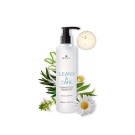 CLEANSE&CARE Beysey Facial Cleansing Gel with Aloe Vera, Tea Tree, Eye Dust and Chamomile - Facial Cleansing / Antibacterial / Anti-Acne Soap - Face and Neck / Combination Skin and Oily Skin - 200 ml