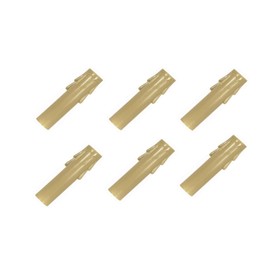 Upgradelights Cream Fiber Drip Candelabra Base 3 Inch Candle Covers (Set of six)