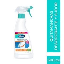 Dr. Beckmann, Quitamanchas Desodorante y Sudor, Previene las Manchas Amarillas, Elimina Malos Olores, Ropa Blanca y de Color, Calidad Alemana, 500 ml