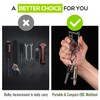 Carabiner Keychain Stainless Steel Multitool - 11 in 1 Tactical
