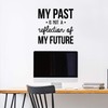 Vinyl Wall Art Decal - My Past is Not A