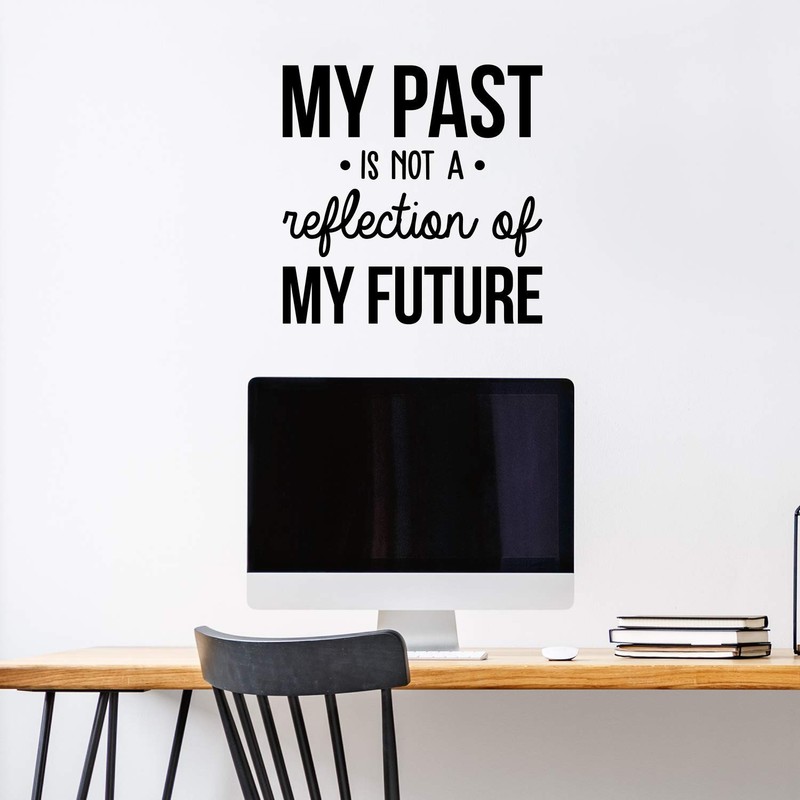 Vinyl Wall Art Decal - My Past is Not A