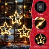 Quntis Fairy Lights Light Curtain Christmas Lights for Windows