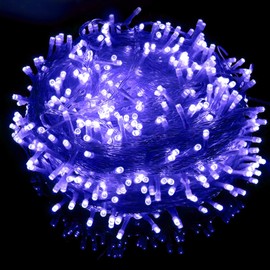 72Ft 220Leds String Lights for Christmas - Purple Twinkling Starlight with 8 Flash Modes with Memory function, Connectable Christmas Lights for Indoor Outdoor Patio Party Wedding Decorations