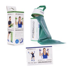 Thera-Band Exercise Band in Zipped Bag / 2.5 m, green, 2.50 m
