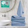 Polyte Toalla de Manos Microfibra Waffle Secado Rápido 430 gsm