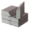 MANICAF 220 Grit Hand Sanding Block Sponges with Angled Edge