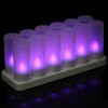Colourful LED Candle Light Rechargeable Simulation Flameless Tea Candle Lights