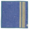 Yamamoto Hitoto Shoten Kichiseki Handkerchief, Vertical Stripe, Blue [1092-A], Made in Japan, Japanese Pattern, Inbound Souvenir