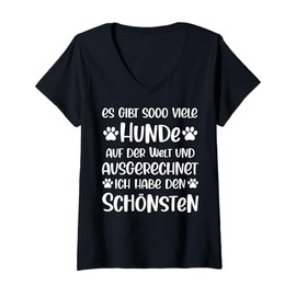 Womens There are so Many Dogs in The World and I of All People Have V-Neck T-Shirt