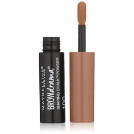 Maybelline New York Brow Drama Shaping Chalk Powder, Blonde, 0.035 Oz
