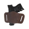 Barsony Brown Leather Quick Slide Holster for HK USP Compact