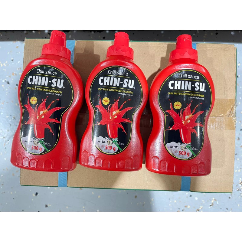 chin su Vietnam Chinsu Chin-Su Chili Hot Sauce 500g 3pcs
