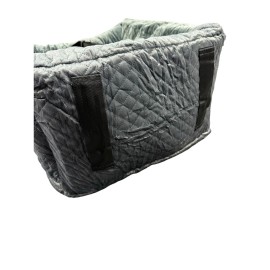 Smodernpetz Small Dog Memory Foam Carseat with leash