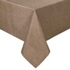 Hiasan Faux Linen Rectangle Tablecloth - Wrinkle and Stain Resistant
