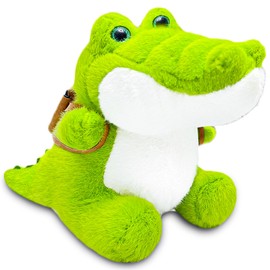 Cute Alligator Stuffed Animals for Girls and Boys, Chubby Alligator Plush Toys for Kids, Crocodile Stuffed Animal Plush Toys for Birthday Gifts, Party Favors, Hugging Soft Plushies (Green 11")