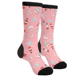juniissl Nutcracker Ballet Socks For Men Women Cool Fun Novelty Crew Athletic Socks