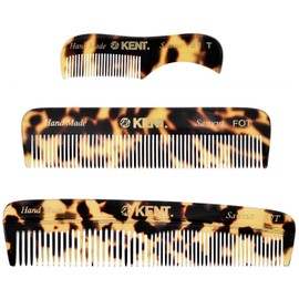 KENT Kit De Aseo Hecho A Mano Para Barba - Juego De Peine De Bolsillo Para El Cuidado Del Bigote Y La Barba De Los Hombres, Mini Peines Para Viajes Y Uso Doméstico Amarillo Tokio