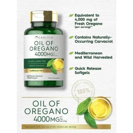 3pc Aceite De Orégano | Potencia Máxima Contiene Carvacrol