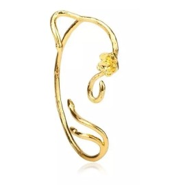 OEM Pendientes Aretes Modelo Bella Y Bestia Elegantes  Dorados