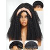 Julia Hair Afro Kinky Curly Half Wigs Human Hair 4C
