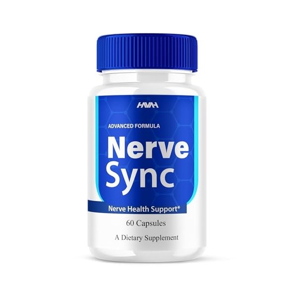 Nerve Sync Brain Supplement NerveSync Advanced Focus Capsules, Nerve Sync