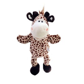 ZXUY Hand Puppet Friends Animal Hand Puppets with Movable Open Mouth/Arm/Legs (Giraffe)
