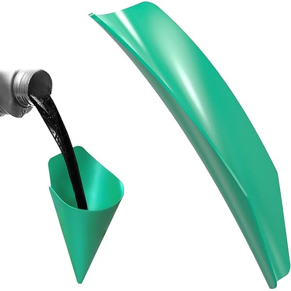 Foldable Flexible Oil Funnel,Form a Funnel for Automotivel,Flexible Oil Draining