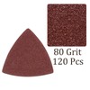 Kozelo 120pcs Mouse Sander Detail Sandpaper - [ 80 Grit,