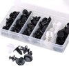 ledmomo 100pcs Car Push in Fasteners Auto Push Pins Push