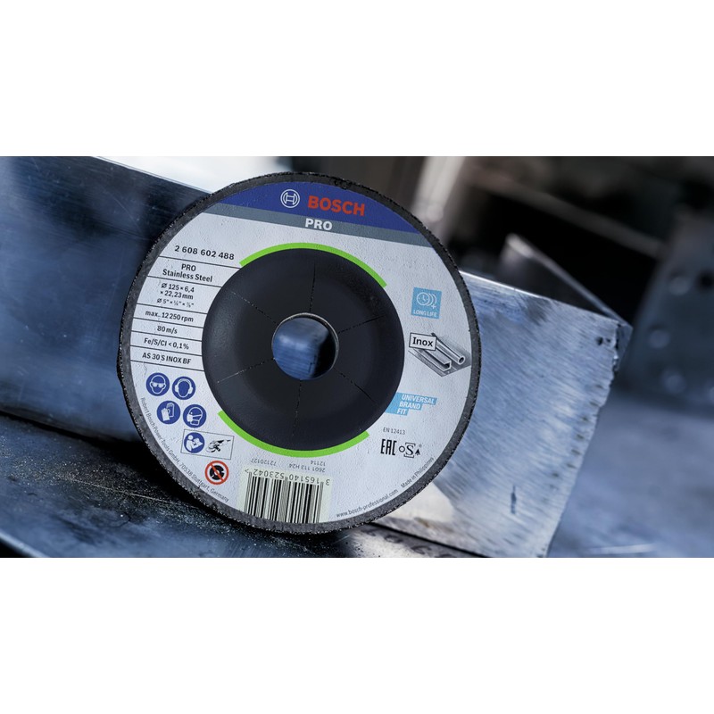 Bosch 2608602489 150 mm Stainless Steel Inox Grinding Disc