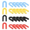 Rustark 200Pcs 4 Sizes Plastic Shims U Shaped Horseshoe Shim