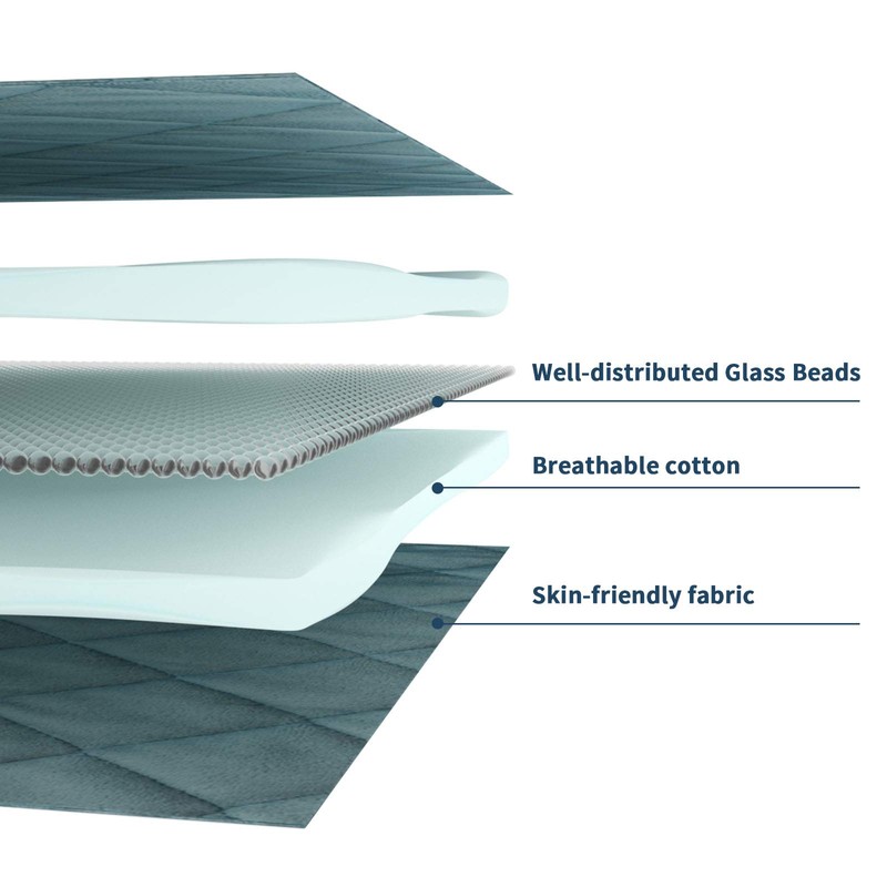 GOQOTOMO Washable Weighted Cover for Heating Pad 12x24 inch -