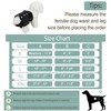 Grecle Washable Female Dog Diapers - Premium Reusable Diapers for