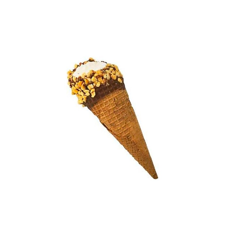 CafePress Nutty Buddy Cone Round 4" MDF Holiday Ornament