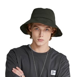 YAPJEB Bucket Hat, Safari Hat, Men's, Sun Protection Hat, UV Protection, UPF 50+, Fishing Hat, Lightweight, Stylish, Small Face, Breathable, Adjustable Drawstring, For Outdoor Activities, Mountain