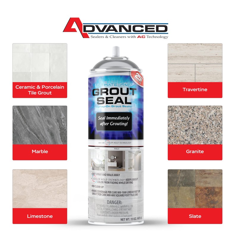 ADVANCED Sealers & Cleaners Ultimate Fast Grout Seal 15 Ounce