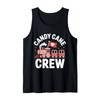 Candy Cane Crew Peppermint Train Men Women Kids Family Tank
