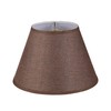 Aspen Creative 32089A, Hardback Empire Transitional Spider Shade, Dark Brown